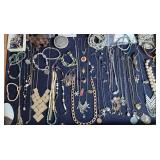 Estate Costume Jewelry. Necklaces, Ring,