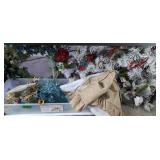 Christmas Decorations, Plastic Storage Tote.