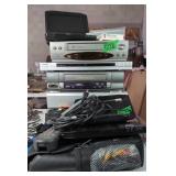 Electronics. Sony Dvd Player, Sanyo Vhs Player,
