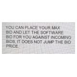 Bidding Tips. Place Your Max Bid Early