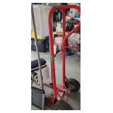 Red Rolling Furniture Dolly. Flip Down Forks