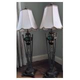 Modern Decorator Torchier Table Lamps