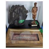 Decorative Resin Horse Head Sculpture, Golfing