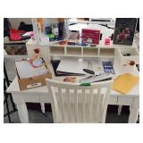 Child's Desk With Chair, Office Supplies,