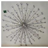 Jeweled Mcm Starburst Wall Art 30'
