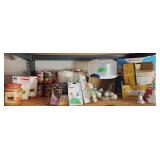 Canned Food, Light Bulbs. Halogen Light Bulbs,