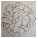 Mcm Firstime & Co. Gold Giselle Geometric Cubes