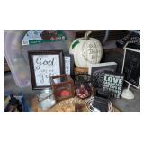 Seasonal Holiday Decorative Items. Grateful