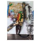 Decorative Items. Jamaica Wall Mask, Candle, Not