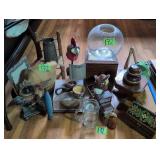 Country Decor, Small Doll Chair, Frog Pitcher,