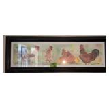 2010 Joyce Lapp Rooster Art Print Signed
