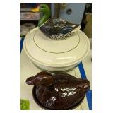 Duck Covered Dishes. 16 Oz Oven Proof, Hunter W