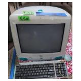 Blue Imac Computer. Does Not Power On. For Parts