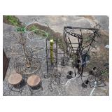 Metal Christmas Tree Ornament Holder, Pie Plate