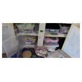 Items On Bottom Of Cabinet To Include Fabrics,