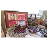 Dog Framed Art, Vera Bradley Rooster Decorated