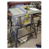 Crosman 10' Table Saw. Inside Detached Building
