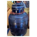 Cobalt Glass Cracker Barrel Style 4 Quart Jar