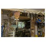 Extension Cords, Decorative Items. Hanging From