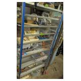 Rolling Metal Bakers Rack Picture Frames, Doll