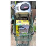 Green Shopping Cart, Rubber Made Car Cooler,