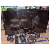 Onn 24' Flat Screen Hd Tv, Roku, Hdmi Switcher.