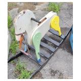 Child's Wooden Rocking Horse 42' Long. Outside
