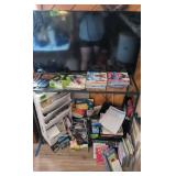 43' Onn Flat Screen Hdtv, Roku, Dvd Movies, Epson