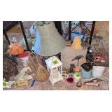 Country Decorative Items. Rooster, Led Lantern,
