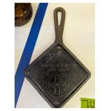 Griswold Square Egg Skillet. Block Logo. Inside