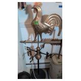 Hollow Body Copper Rooster Weather Bean.