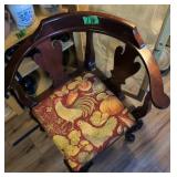 Statesville Mahogany Chippendale Corner Chair 28'