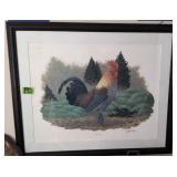 Richard Sloan Blue Hen Signed Print. Plate No.