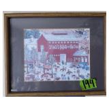 Spencer's Bazaar And Auction Print Frame Size