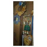 Dog Wood Welcome Sign, Sock Stretcher, Galvanized