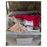 Plastic Storage Totes, Black Metal Shelf,
