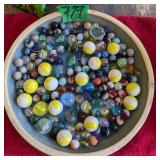 Marbles. Lemonade, Swirls, Shooters Etc. Inside