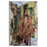 Extension Cord, Hand Tools. Saws, Triangle,