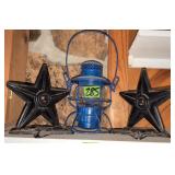 Nycs Lantern, Cast Iron Barn Stars Bookends