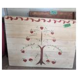 Apple Tree Wooden Painted Decorative Board