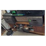 Wood Bookcase, Decorative Crates, Storage