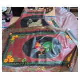 2 Shannon Seybert Rooster Paintings On Canvas