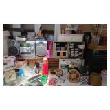 Items On Top Of Cabinet To Include Aiwa Stereo Cd