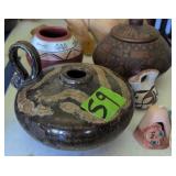 Artisan Crafted Pottery. Bowls, Covered Dish,