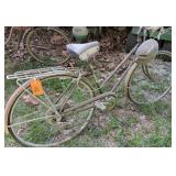 Ladies Sears Bicycle. Outside Backyard Behind