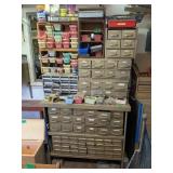 Metal Parts Organizers, Hardware. 39x21x39'.