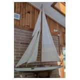 50' Large Pond Boat Model. 70' Tall. Berkeley