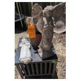Aluminum Outdoor Patio Table, Concrete Religious
