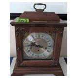 Hamilton Mantle Service Award Clock With Key.