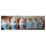 Patriotic Eagle Canister Set, Bottles. Second